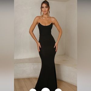 NWT Black Gown
